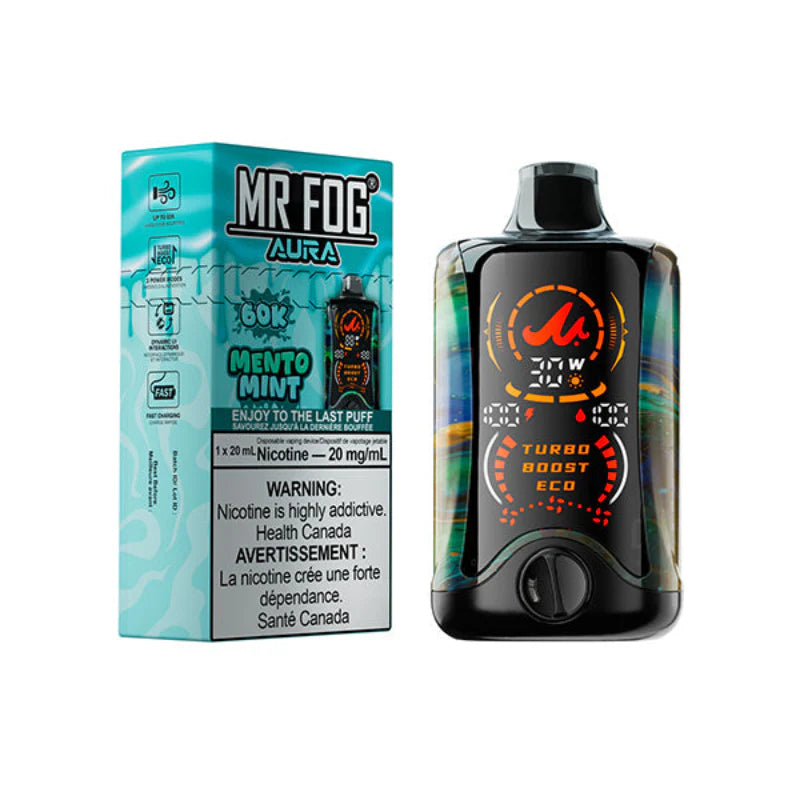 Mento Fresh - Mr Fog Aura 60K Disposable ( 20mG/20mL)