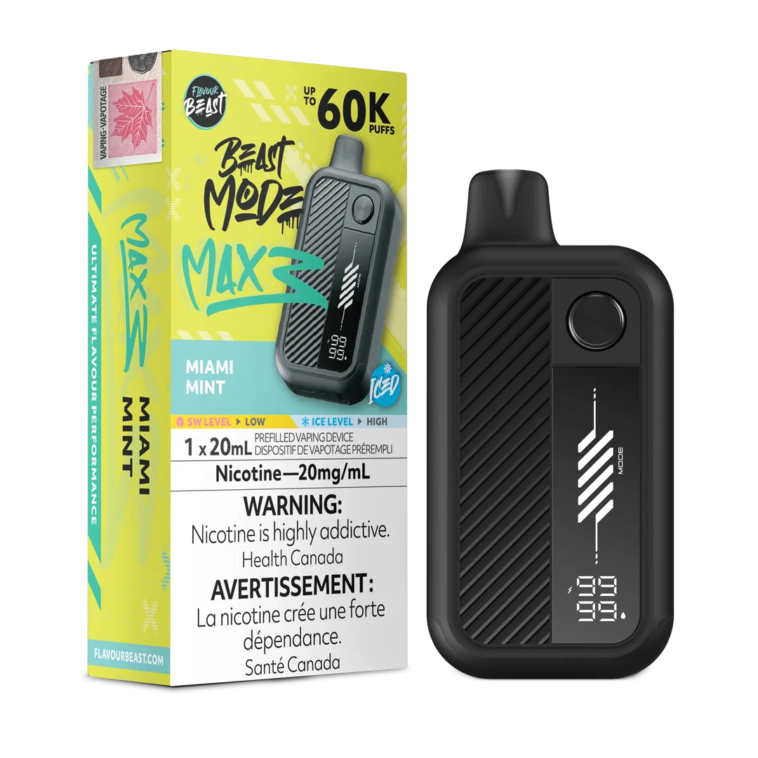 Flavour Beast Mode Max 3 | 60K Disposable Vape (All Flavours) | Calgary vape delivery