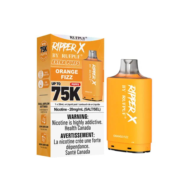 Ripper X 75k Disposable Pod-Orange Fizz (Without Battery)