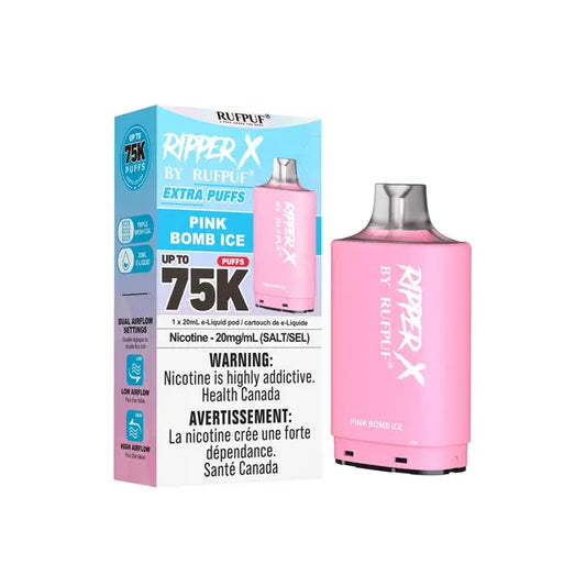 Ripper X 75k Disposable Pod-Pink Bomb Ice