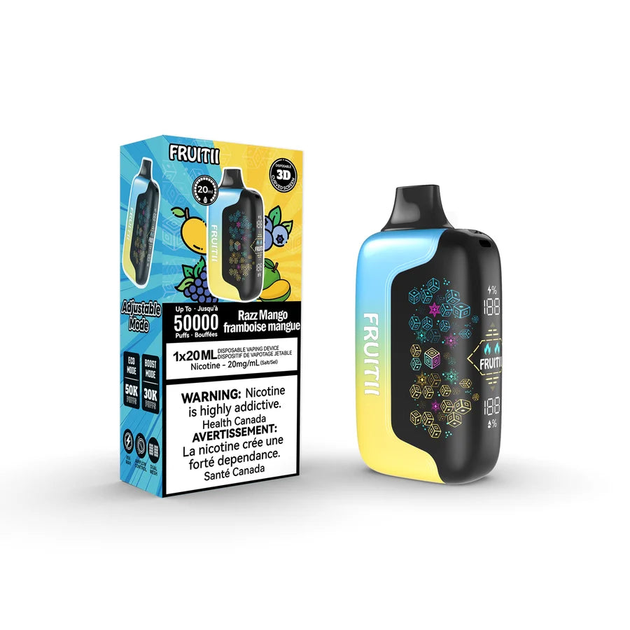 FRUITI DISPOSABLE VAPE 50k Puff  | ALL FLAVOURS | CALGARY VAPE DELIVERY