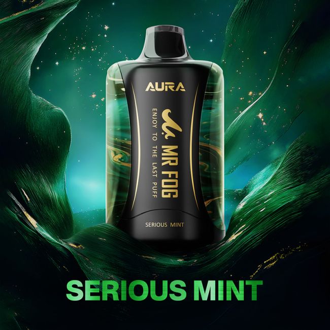 Mr Fog AURA 60K Serious Mint 20mg disposable vape
