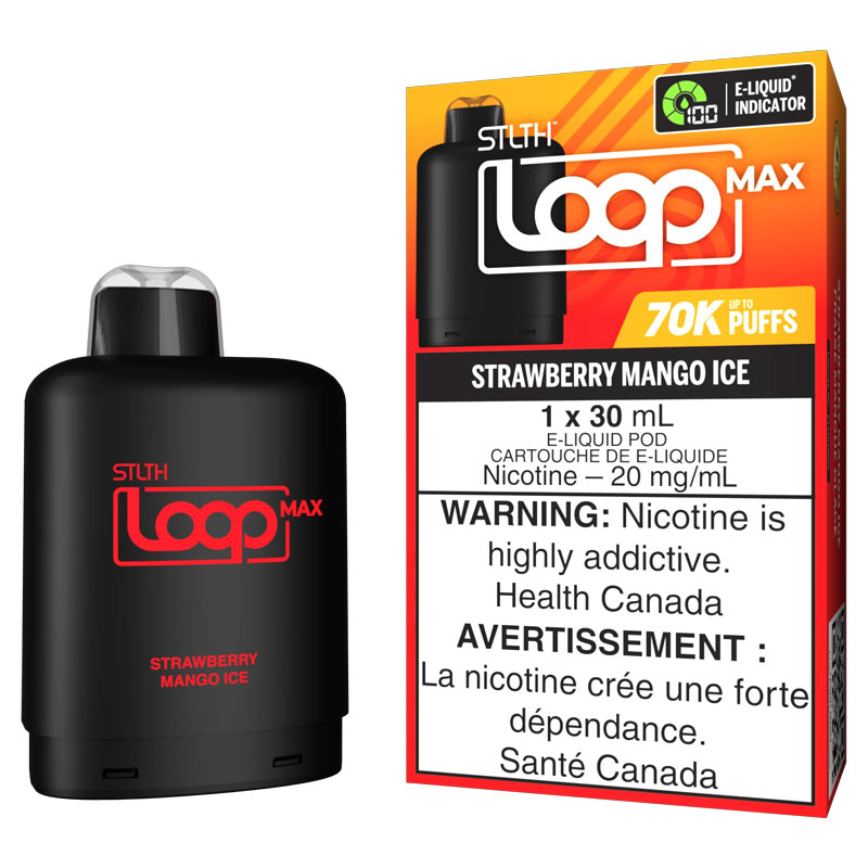 STLTH LOOP MAX POD PACK - STRAWBERRY Mango Ice