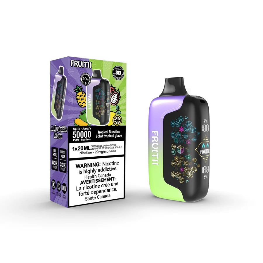 FRUITI DISPOSABLE VAPE 50k Puff  | ALL FLAVOURS | CALGARY VAPE DELIVERY