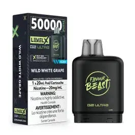 Level X Flavour Beast G2 Ultra 50k-Wild White Grape ice(Without Battery)
